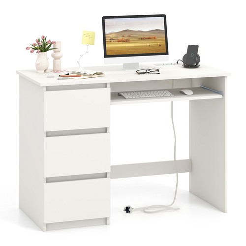 Computer desk with power - computer,