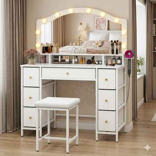 Modern dressing table - table, with