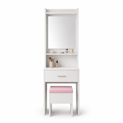 White makeup dressing table - makeup,