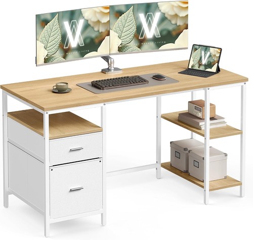 Computer desk work - desk, with