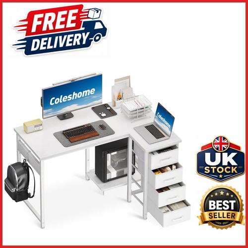 Modern white computer - computer, desk
