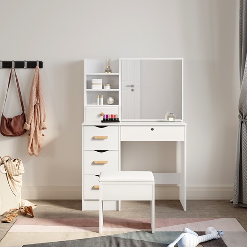 Makeup desk with sliding - makeup,