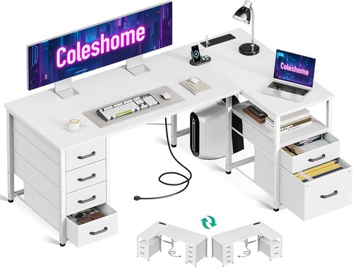 Coleshome computer corner desk - computer,