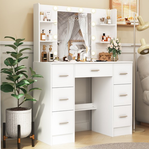 White large dressing table - large,