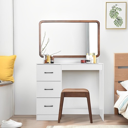 White drawer dressing table - 3,