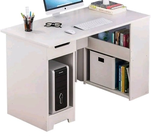 Computer desk with - with, drawer