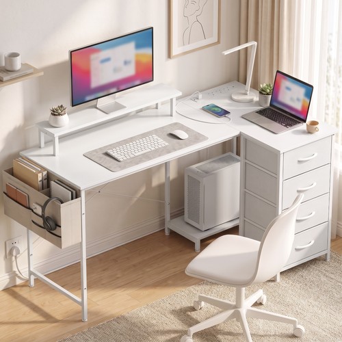 Shaped gaming desk with - gaming,