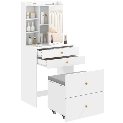 Homcom dressing table - homcom,