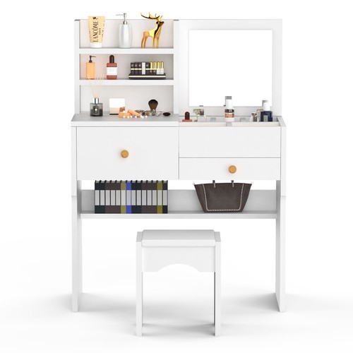 Dressing table with - with, mirror