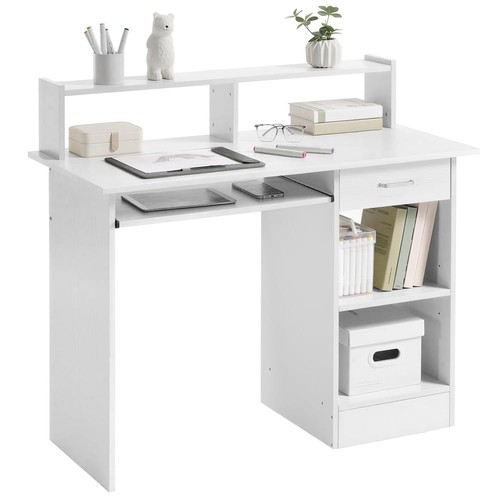 Computer desk with - desk, drawers