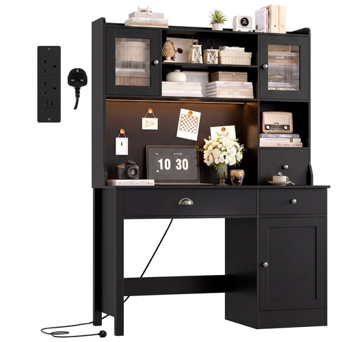 Computer desk with - computer,
