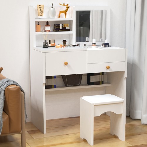 Dressing table with mirror - ,