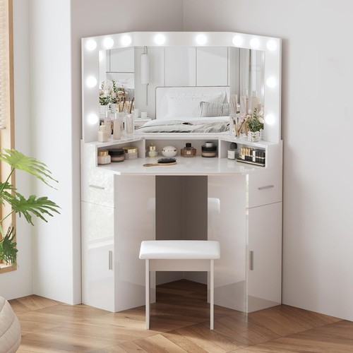 Corner dressing table led - corner,