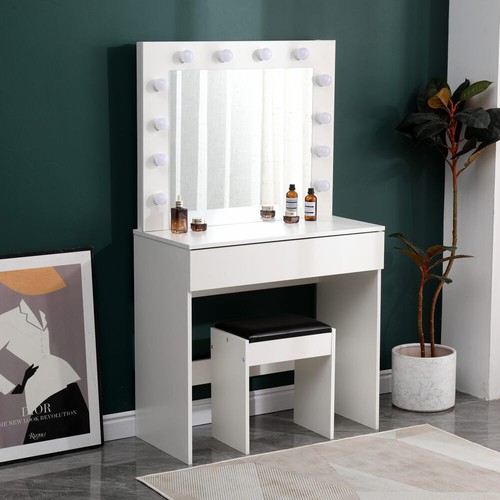 Dressing table with - dressing, mirror