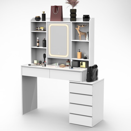 Dressing table with drawers - 6,