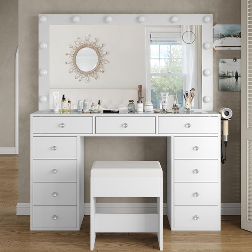 Drawer white dressing table - drawer,