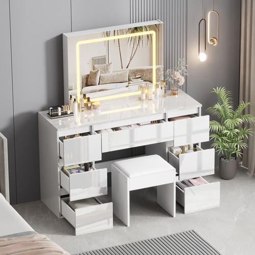 High gloss white - white, dressing