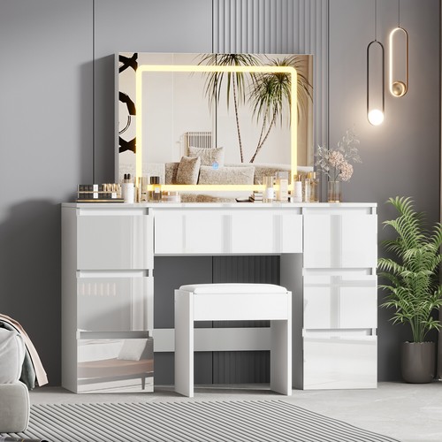 High gloss white - high, dressing